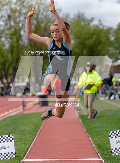 Thumbnail 1 in CHSAA Track and Field 1A Championships (Girls Long Jump)  photogallery.