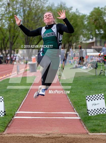 Thumbnail 1 in CHSAA Track and Field 1A Championships (Girls Long Jump)  photogallery.