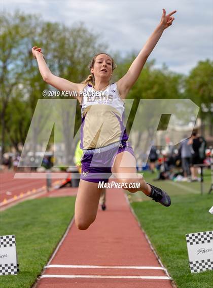 Thumbnail 1 in CHSAA Track and Field 1A Championships (Girls Long Jump)  photogallery.