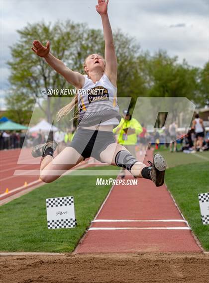 Thumbnail 3 in CHSAA Track and Field 1A Championships (Girls Long Jump)  photogallery.