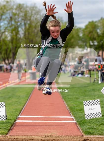 Thumbnail 1 in CHSAA Track and Field 1A Championships (Girls Long Jump)  photogallery.