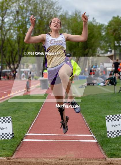 Thumbnail 1 in CHSAA Track and Field 1A Championships (Girls Long Jump)  photogallery.