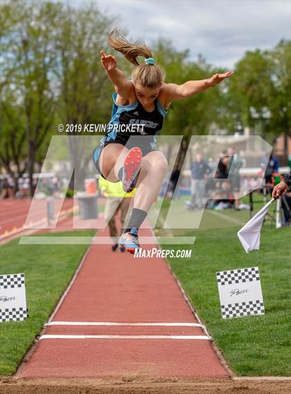 Thumbnail 2 in CHSAA Track and Field 1A Championships (Girls Long Jump)  photogallery.