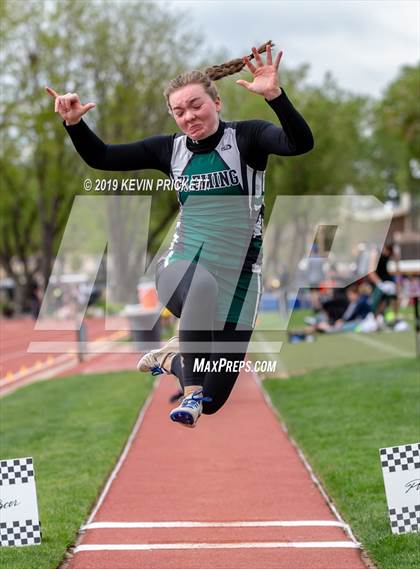 Thumbnail 2 in CHSAA Track and Field 1A Championships (Girls Long Jump)  photogallery.