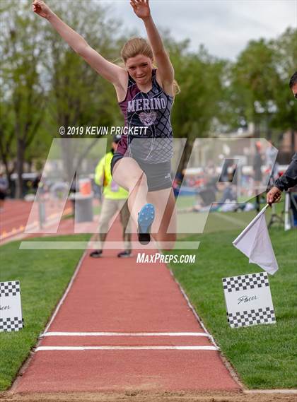 Thumbnail 2 in CHSAA Track and Field 1A Championships (Girls Long Jump)  photogallery.