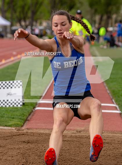 Thumbnail 1 in CHSAA Track and Field 1A Championships (Girls Long Jump)  photogallery.