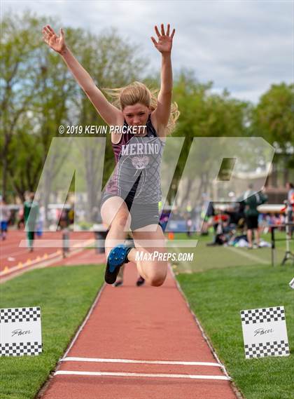 Thumbnail 3 in CHSAA Track and Field 1A Championships (Girls Long Jump)  photogallery.