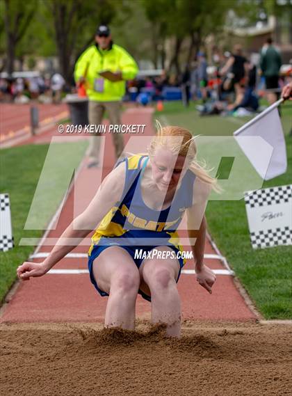 Thumbnail 3 in CHSAA Track and Field 1A Championships (Girls Long Jump)  photogallery.