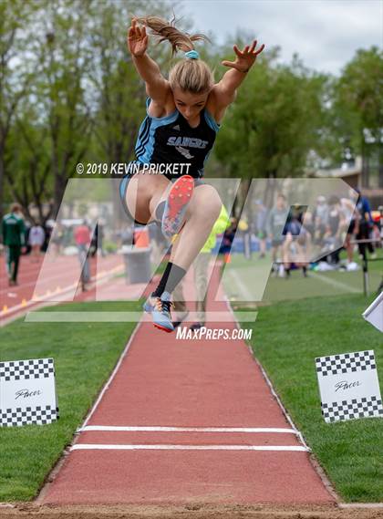 Thumbnail 1 in CHSAA Track and Field 1A Championships (Girls Long Jump)  photogallery.