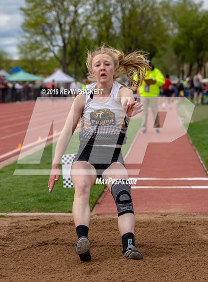 Thumbnail 2 in CHSAA Track and Field 1A Championships (Girls Long Jump)  photogallery.