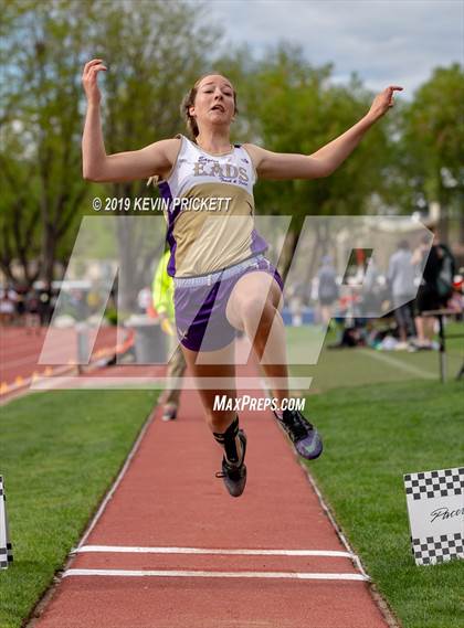Thumbnail 2 in CHSAA Track and Field 1A Championships (Girls Long Jump)  photogallery.
