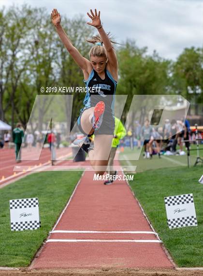 Thumbnail 2 in CHSAA Track and Field 1A Championships (Girls Long Jump)  photogallery.