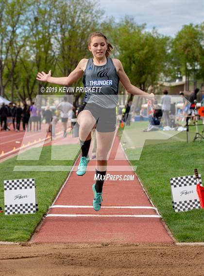 Thumbnail 1 in CHSAA Track and Field 1A Championships (Girls Long Jump)  photogallery.