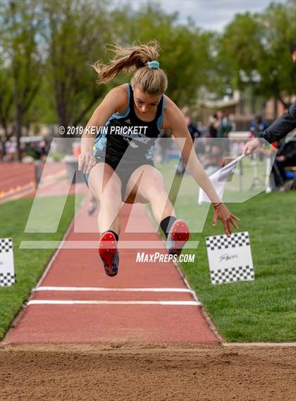 Thumbnail 1 in CHSAA Track and Field 1A Championships (Girls Long Jump)  photogallery.
