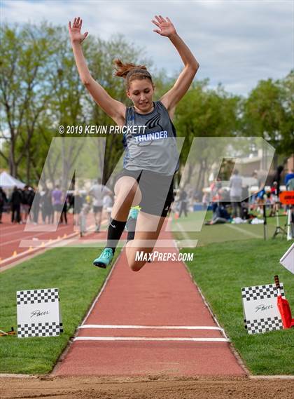 Thumbnail 3 in CHSAA Track and Field 1A Championships (Girls Long Jump)  photogallery.