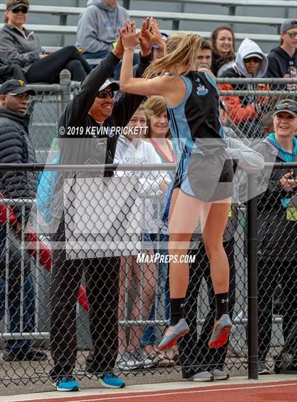 Thumbnail 2 in CHSAA Track and Field 1A Championships (Girls Long Jump)  photogallery.