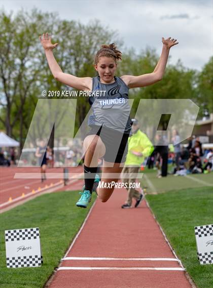 Thumbnail 2 in CHSAA Track and Field 1A Championships (Girls Long Jump)  photogallery.