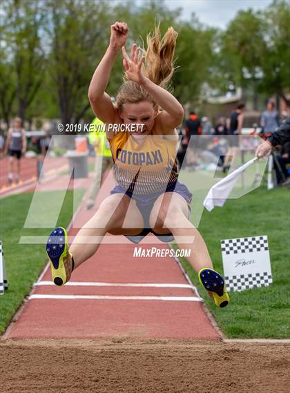 Thumbnail 3 in CHSAA Track and Field 1A Championships (Girls Long Jump)  photogallery.