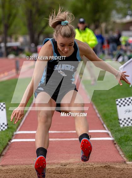 Thumbnail 2 in CHSAA Track and Field 1A Championships (Girls Long Jump)  photogallery.