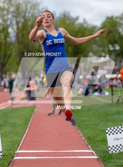 Thumbnail 3 in CHSAA Track and Field 1A Championships (Girls Long Jump)  photogallery.