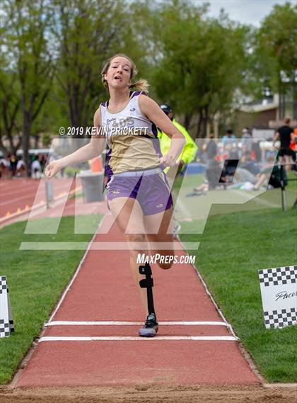 Thumbnail 2 in CHSAA Track and Field 1A Championships (Girls Long Jump)  photogallery.