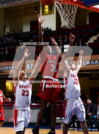 Thumbnail 3 in LaSalle Academy vs Somers (Slam Dunk Tournament) photogallery.