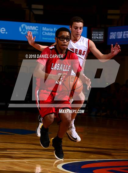 Thumbnail 2 in LaSalle Academy vs Somers (Slam Dunk Tournament) photogallery.