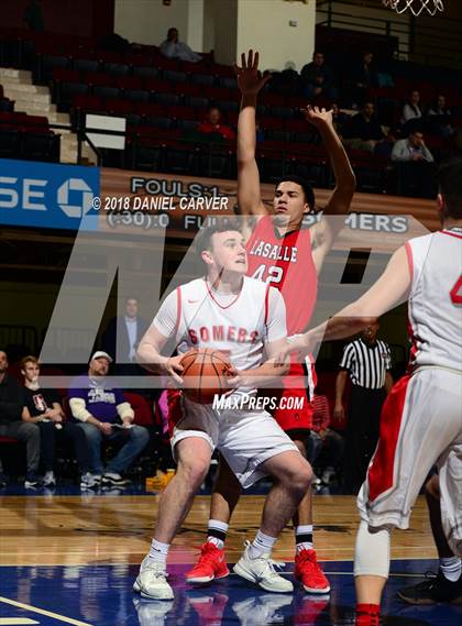 Thumbnail 2 in LaSalle Academy vs Somers (Slam Dunk Tournament) photogallery.