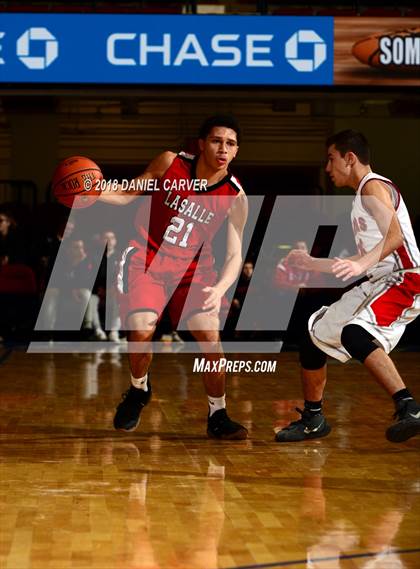 Thumbnail 3 in LaSalle Academy vs Somers (Slam Dunk Tournament) photogallery.