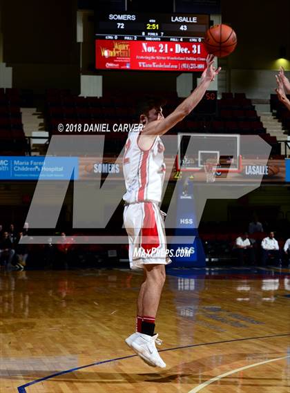 Thumbnail 2 in LaSalle Academy vs Somers (Slam Dunk Tournament) photogallery.