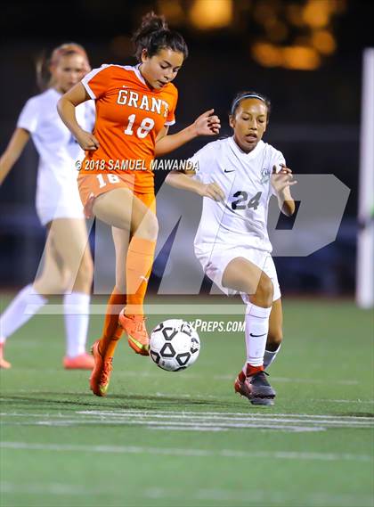 Thumbnail 1 in  Granada Hills Charter vs Grant (CIF LACS D1 Playoff) photogallery.