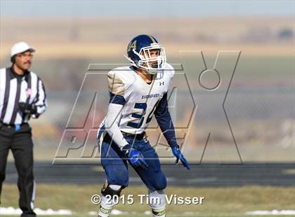 Thumbnail 1 in Evergreen vs. Roosevelt (CHSAA 3A Quarterfinal) photogallery.