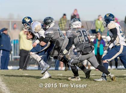 Thumbnail 3 in Evergreen vs. Roosevelt (CHSAA 3A Quarterfinal) photogallery.