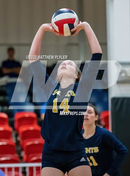 Thumbnail 3 in John Paul II Catholic vs Freedom Christian Academy (NCISAA 2A State Quarterfinals) photogallery.