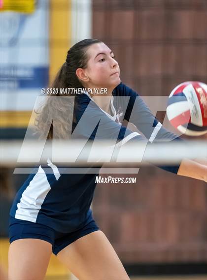 Thumbnail 2 in John Paul II Catholic vs Freedom Christian Academy (NCISAA 2A State Quarterfinals) photogallery.