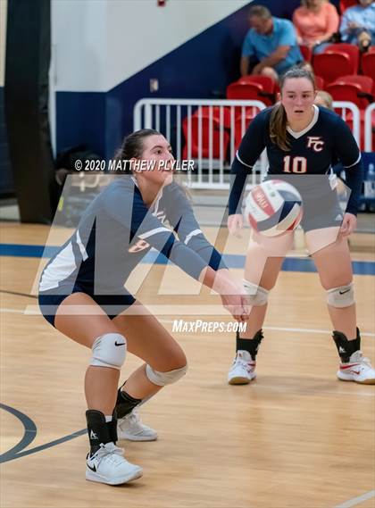 Thumbnail 3 in John Paul II Catholic vs Freedom Christian Academy (NCISAA 2A State Quarterfinals) photogallery.