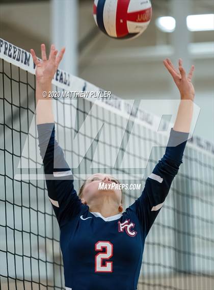 Thumbnail 1 in John Paul II Catholic vs Freedom Christian Academy (NCISAA 2A State Quarterfinals) photogallery.