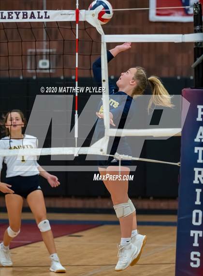 Thumbnail 3 in John Paul II Catholic vs Freedom Christian Academy (NCISAA 2A State Quarterfinals) photogallery.