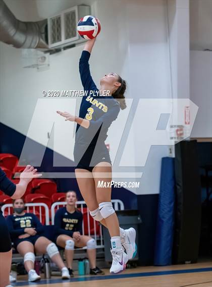Thumbnail 3 in John Paul II Catholic vs Freedom Christian Academy (NCISAA 2A State Quarterfinals) photogallery.