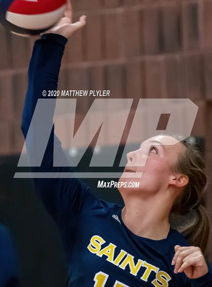 Thumbnail 1 in John Paul II Catholic vs Freedom Christian Academy (NCISAA 2A State Quarterfinals) photogallery.