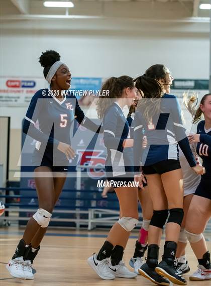 Thumbnail 2 in John Paul II Catholic vs Freedom Christian Academy (NCISAA 2A State Quarterfinals) photogallery.