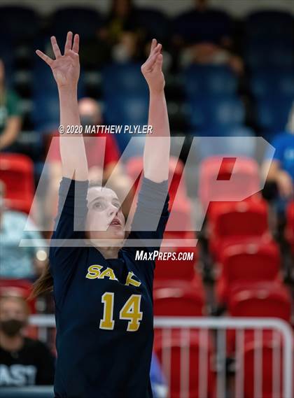 Thumbnail 1 in John Paul II Catholic vs Freedom Christian Academy (NCISAA 2A State Quarterfinals) photogallery.