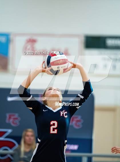 Thumbnail 1 in John Paul II Catholic vs Freedom Christian Academy (NCISAA 2A State Quarterfinals) photogallery.