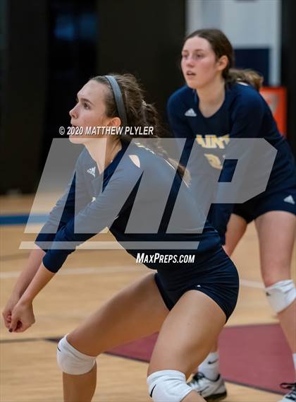 Thumbnail 2 in John Paul II Catholic vs Freedom Christian Academy (NCISAA 2A State Quarterfinals) photogallery.