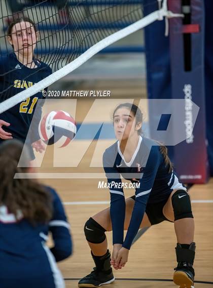 Thumbnail 1 in John Paul II Catholic vs Freedom Christian Academy (NCISAA 2A State Quarterfinals) photogallery.