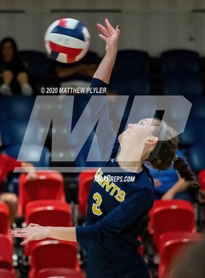 Thumbnail 2 in John Paul II Catholic vs Freedom Christian Academy (NCISAA 2A State Quarterfinals) photogallery.
