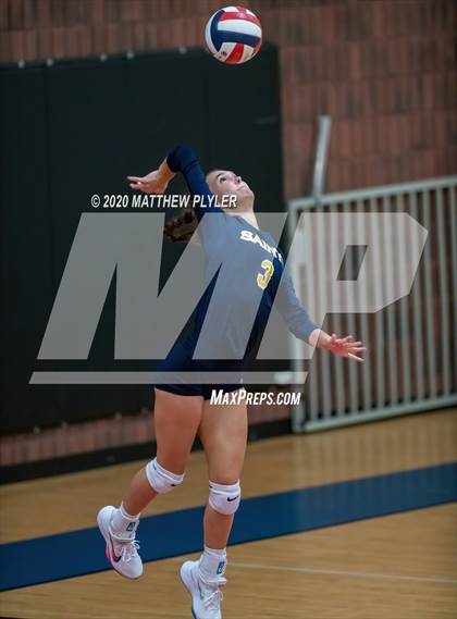 Thumbnail 1 in John Paul II Catholic vs Freedom Christian Academy (NCISAA 2A State Quarterfinals) photogallery.