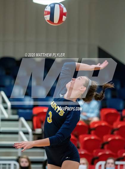 Thumbnail 3 in John Paul II Catholic vs Freedom Christian Academy (NCISAA 2A State Quarterfinals) photogallery.