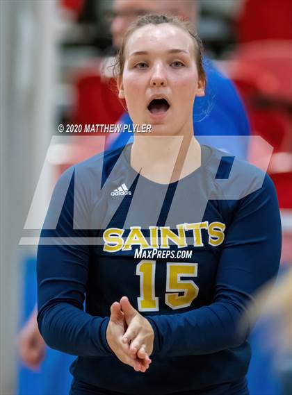 Thumbnail 3 in John Paul II Catholic vs Freedom Christian Academy (NCISAA 2A State Quarterfinals) photogallery.