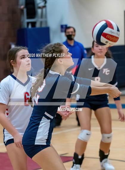 Thumbnail 1 in John Paul II Catholic vs Freedom Christian Academy (NCISAA 2A State Quarterfinals) photogallery.